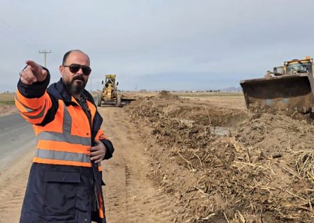 ایمن سازی محور روستایی ملک قلعه بخش مرکزی شهرستان  قم