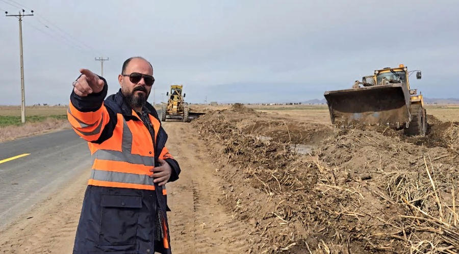 ایمن سازی محور روستایی ملک قلعه بخش مرکزی شهرستان  قم