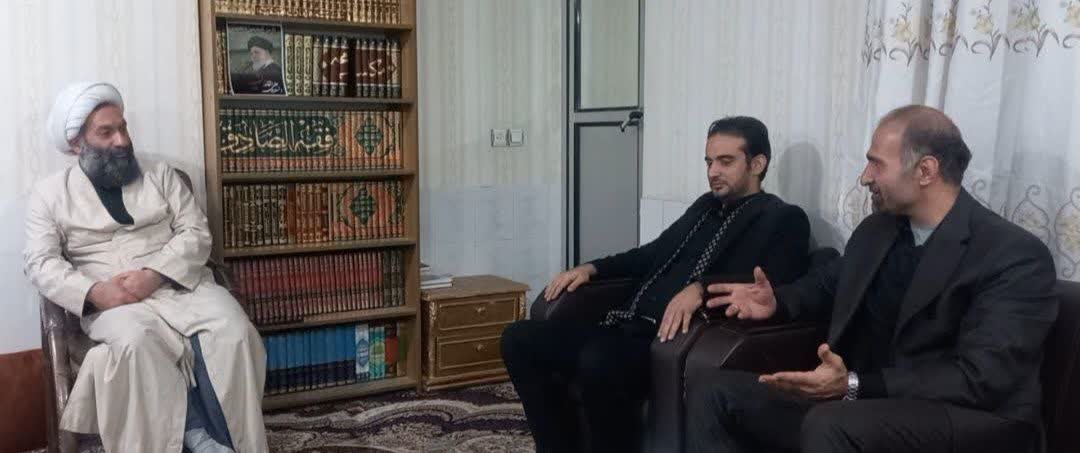 تجدید میثاق قهرمان ورزشهای قدرتی ایران با آرمانهای انقلاب اسلامی در دیدار با آیتالله شریفی اشکوری با حضور دکتر مهدی صابر