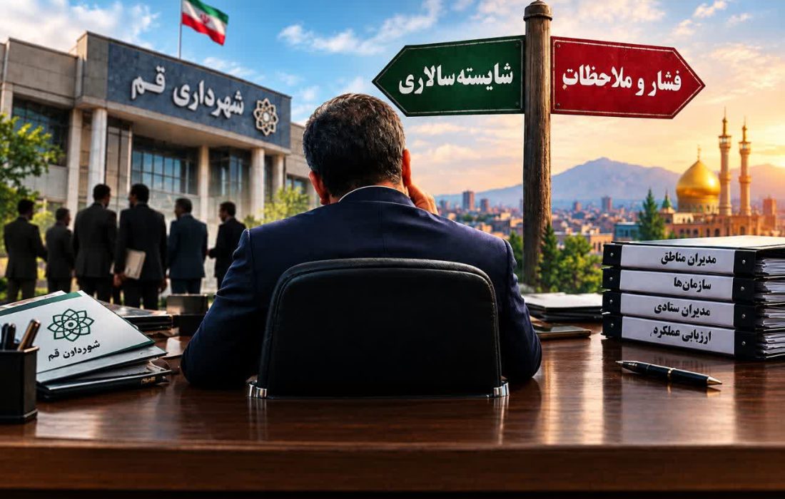 شهرداری قم در دوراهی شایسته‌سالاری و فشار؛ عظیمی کدام مسیر را انتخاب می‌کند؟